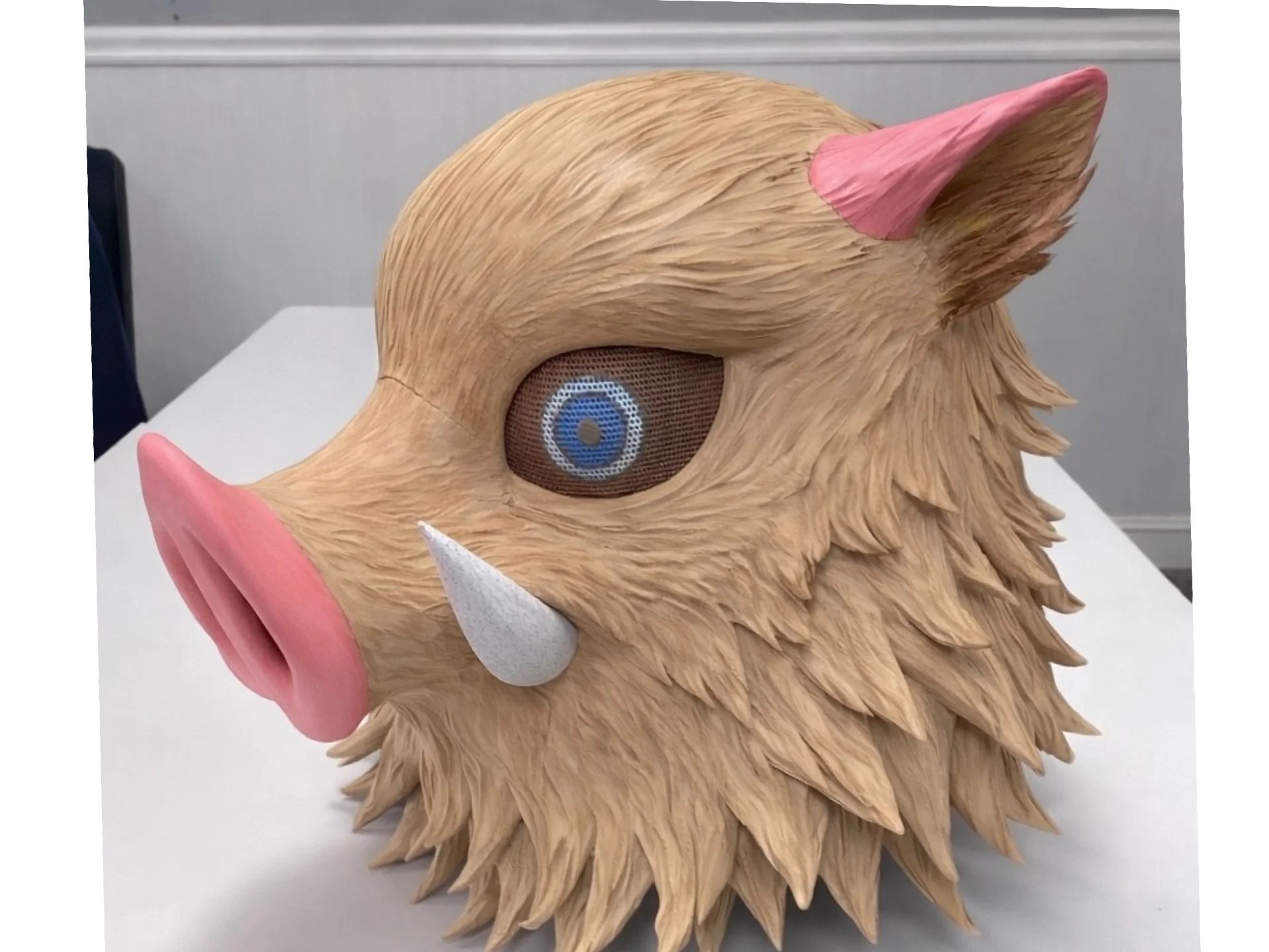 Large custom character mask
